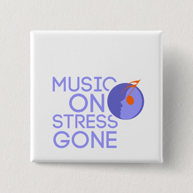 music on stress gone button (Vorderseite)