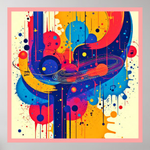 Music Paints Emotion Poster