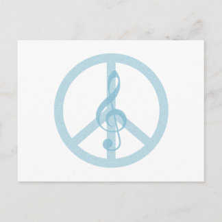 Music Peace Postkarte
