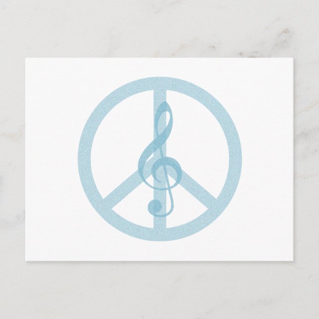 Music Peace Postkarte (Vorderseite)