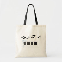 Music Piano Key Musiknote Music Bag