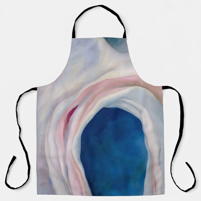 Music Pink and Blue von O'Keeffe Schürze (Vorderseite)