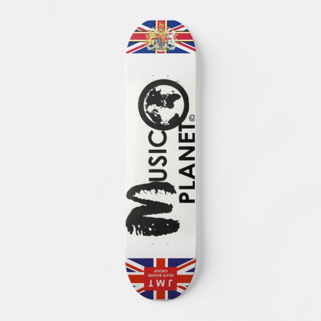 MUSIC PLANET UK Skateboard (Vorderseite)