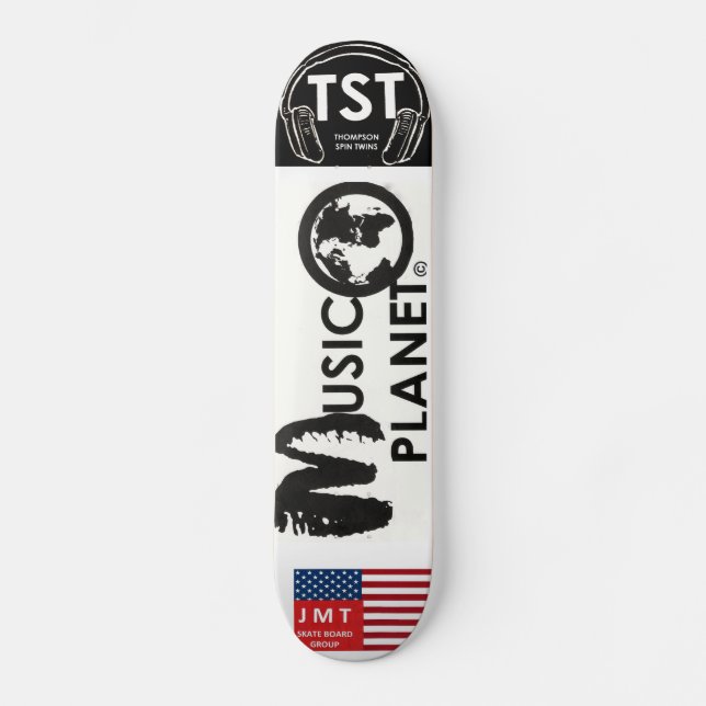 MUSIC PLANET USA Skateboard (Vorderseite)