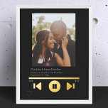 Music Player Foto Personalisiert Foliendrucke<br><div class="desc">Die neue und moderne Music Player Fotovorlage - Personalisierter Druck mit echten Foliendetails,  Wahl zwischen Gold und Silber. Fügen Sie Ihr eigenes Foto und Text hinzu - ändern Sie den Text,  um Ihre Anforderungen Anzug - personalisierte Geschenke Ideen von Ricaso</div>