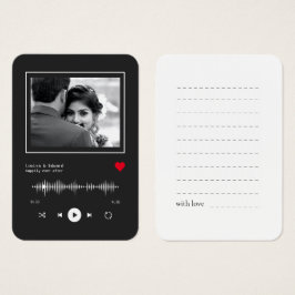 Music Player Wedding Guest Book/ Signing Cards