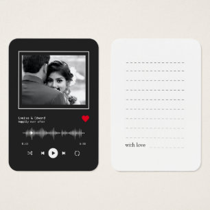 Music Player Wedding Guest Book/ Signing Cards
