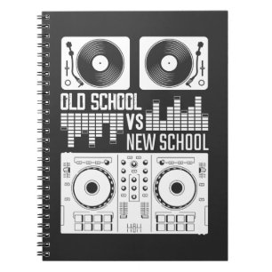Music Producer DJ Old School Vinyl Electro Techno Notizblock