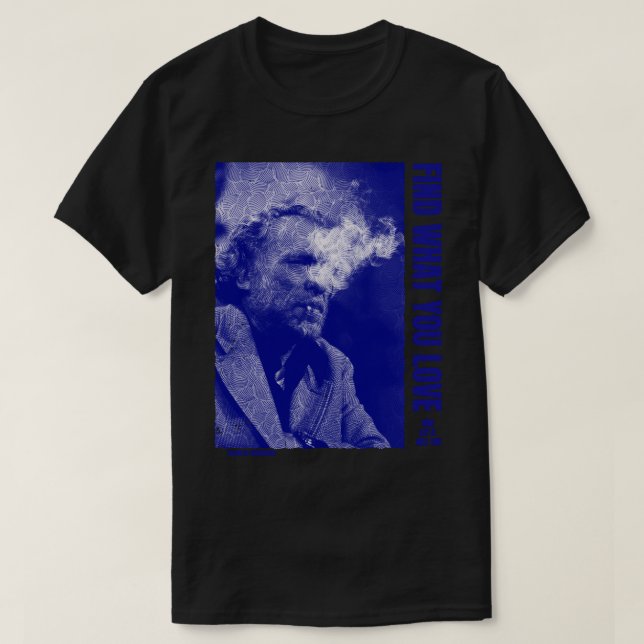 Music Retro Charles Bukowski Geschenke für Filmfan T-Shirt (Design vorne)