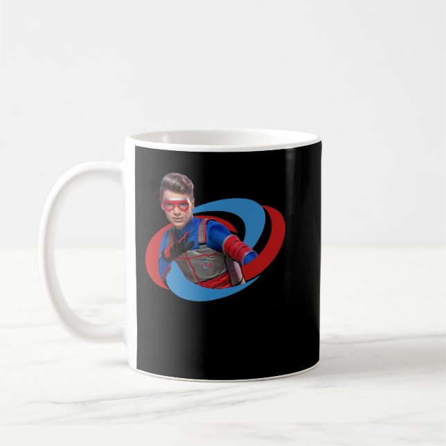 Music Retro Kid Danger Logo 2.0 To The Rescue Cust Kaffeetasse (Links)