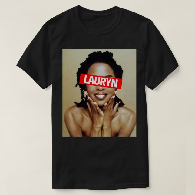 Music Retro Singer Lauryn Songwriter Hil Niedlich  T-Shirt (Design vorne)
