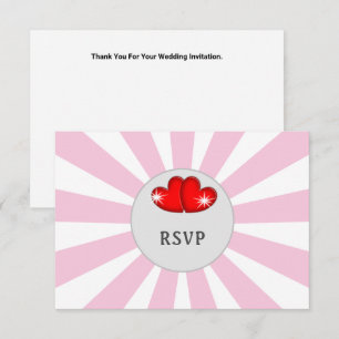 Music Retro Vinyl Record Wedding Fun Save the Date RSVP Karte
