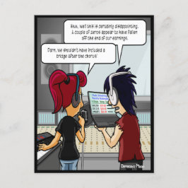 Music Royalties Funny Postcard Postkarte