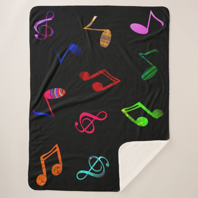Music Sherpa Blanket Sherpadecke (Vorderseite)