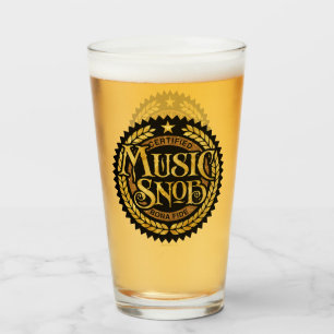 Music Snob - lustiger Musikliebhaber Glas