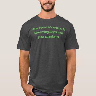 Music Streaming App-Geschenk T-Shirt