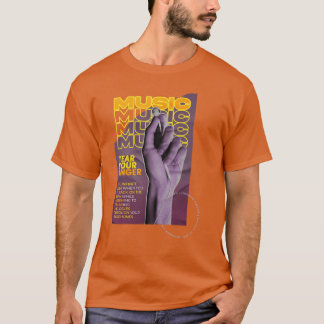 MUSIC Streetwear-Design T-Shirt