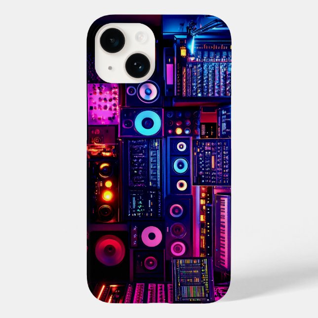 Music Studio Case-Mate iPhone Hülle (Rückseite)