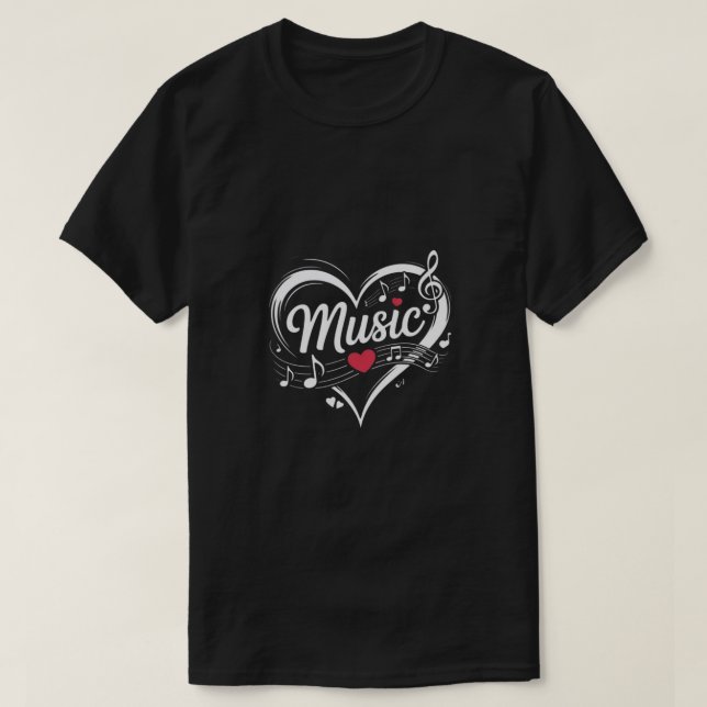 Music style cool  T-Shirt (Design vorne)