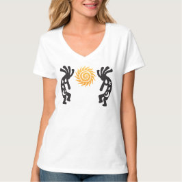 Music Sun Kokopelli Native American T-Shirt
