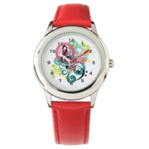 Music Swirl Kids Watch Armbanduhr