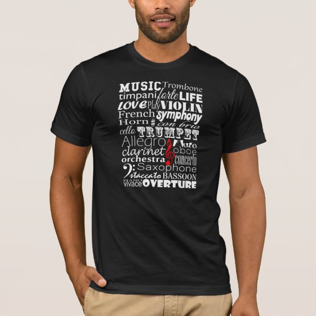 Music T - Shirt (Vorderseite)
