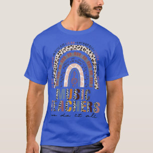 Music Teacher We Do It All Leopard Rainbow 1st Day T-Shirt