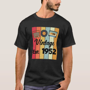Music Tech 70. Geburtstag 70 Jahre altes Design T-Shirt