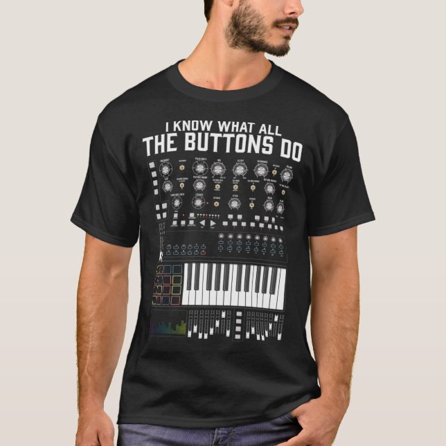 Music Techno Minimal Mixer Studio DJ s Themed T-Shirt (Vorderseite)