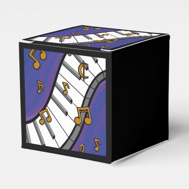 Music Themed Favor Box Geschenkschachtel (Vorderseite)