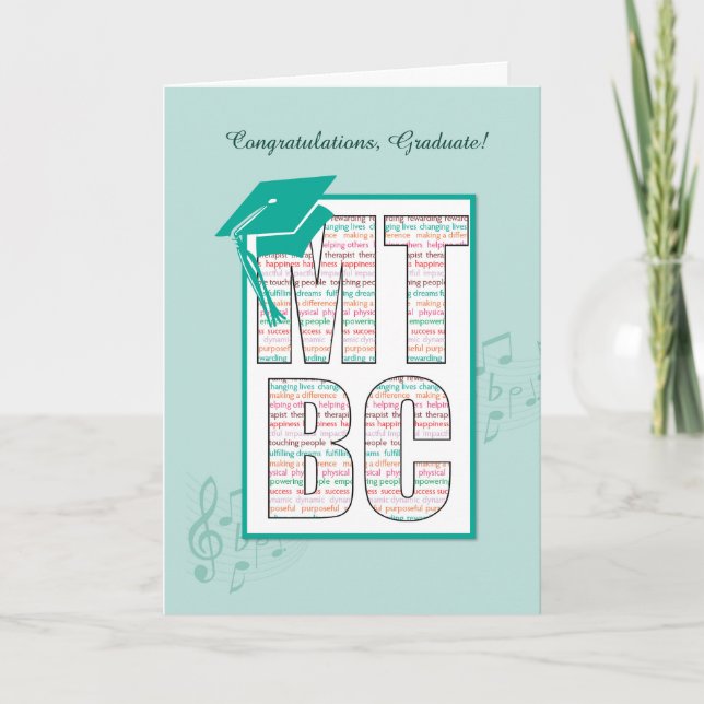 Music Therapy Board zertifizierter MTBC-Abschluss Karte (Vorderseite)