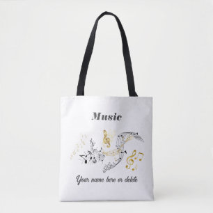 Music Tote Bag - Personalisiert