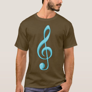 Music Treble Clef Piano Gitarre T-Shirt