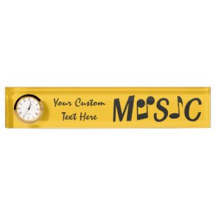 MUSIC-Typenschild Namensplakette