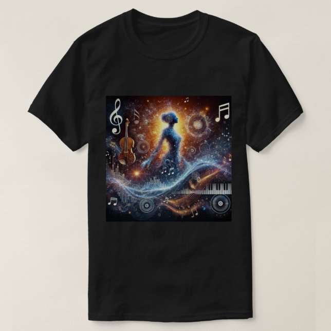 Music Vibe T - Shirt (Design vorne)