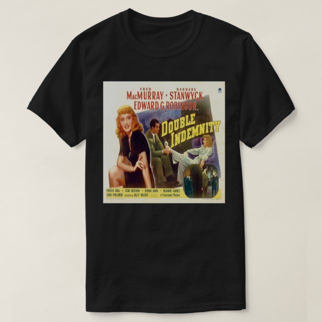Music Vintag Barbara Schauspielerin Stanwyck Cool  T-Shirt (Design vorne)