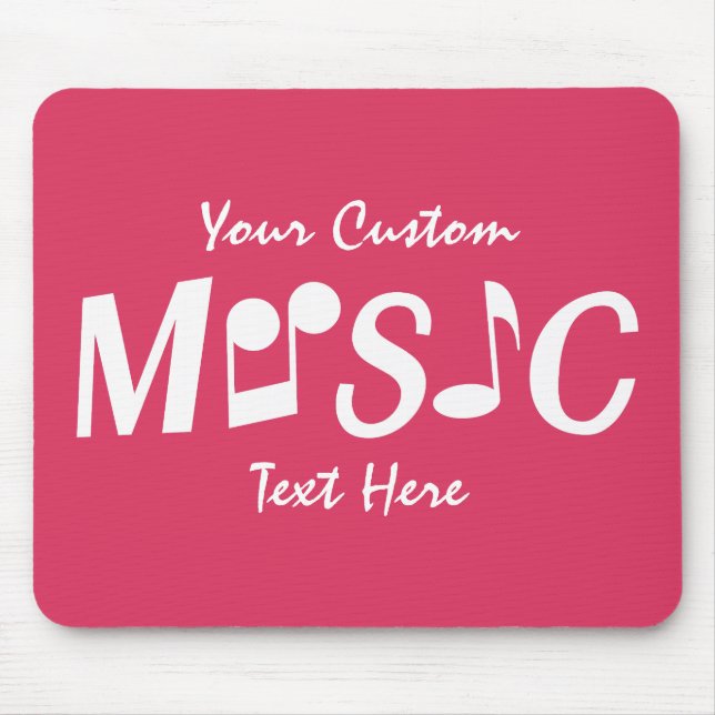 MUSIC-Zollmousepad Mousepad (Vorne)