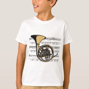 Musical 06 B des französischen Horns T-Shirt