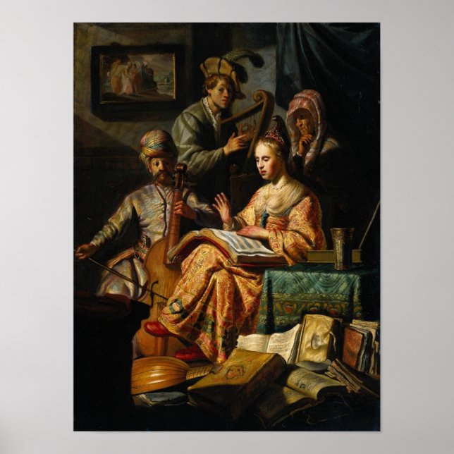 Musical Allegory Poster (Vorne)