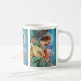 Musical angel playing guitar kaffeetasse
