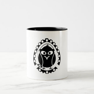 musical bird zweifarbige tasse