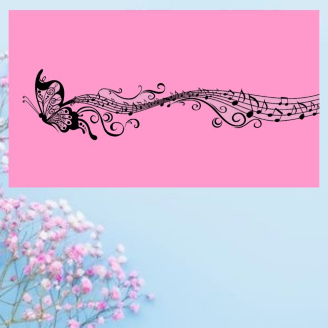 Musical Butterfly Visitenkarte (Von Creator hochgeladen)