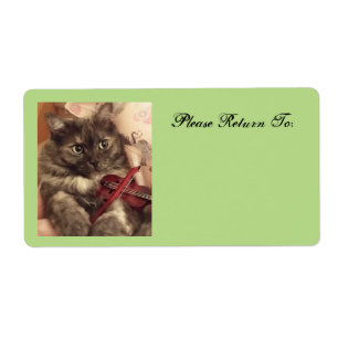 Musical Cat Label von RoseWrites