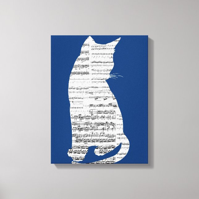 Musical Cat Leinwanddruck (Vorderseite)