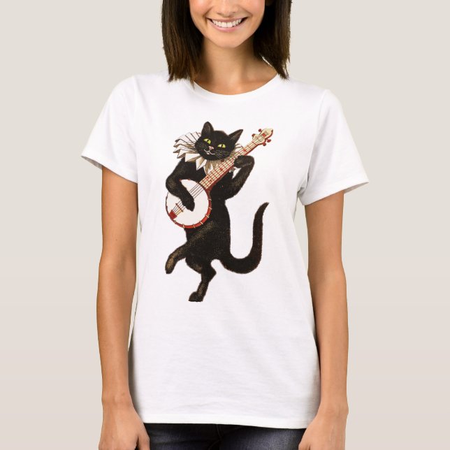 Musical Cat T-Shirt (Vorderseite)