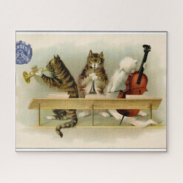 "Musical Cats" Puzzle (Horizontal)
