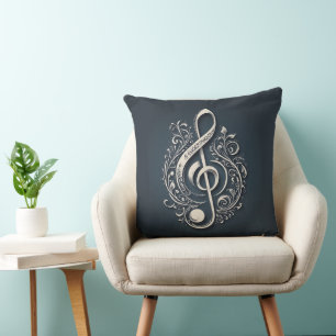 Musical Clef Note Kissen