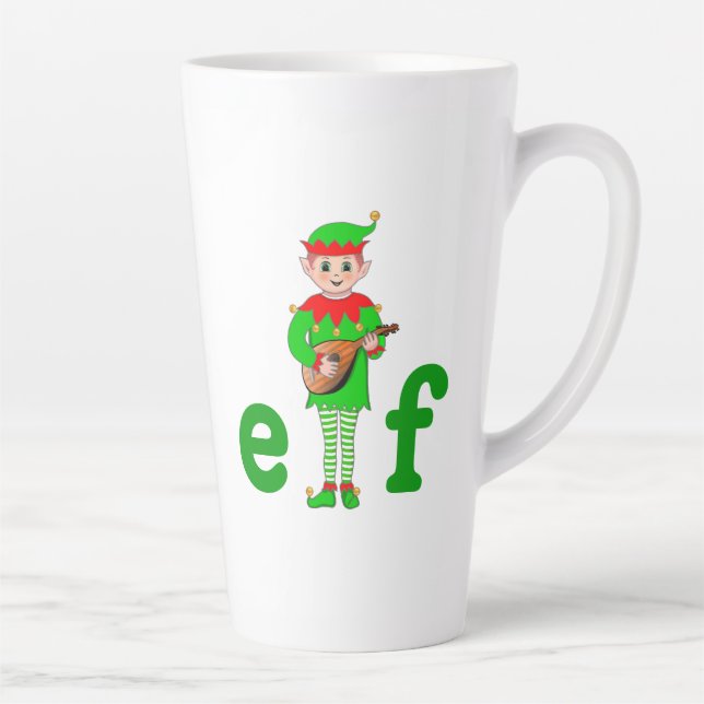 Musical Elf Latte Tasse (Rechts)