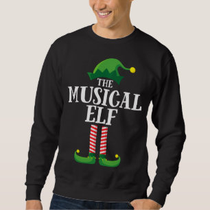 Musical Elf Matching Family Group Weihnachtsfest P Sweatshirt