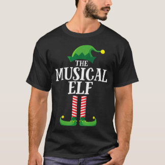 Musical Elf Matching Family Group Weihnachtsfest P T-Shirt